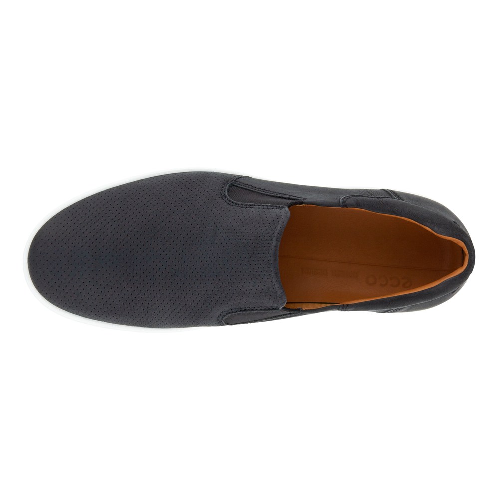 Slip On Hombre - ECCO Soft 7 - Negros - PLO724536